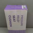 C CUSHION LAB Patented Pressure Relief Seat Cushion for Long Sitting Hours on Office/ Home Chair, Car, Wheelchair - Extra-Dense Memory Foam for Hip, Tailbone, Coccyx, Sciatica - Light Grey