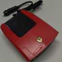 12 Volt Car Heater that Plugs into Cigarette Lighter, 150W Portable Windshield Defogger and Defroster, 360 Degree Rotary Base (red)