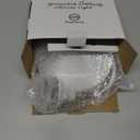 Brightown 10x Magnifying Mirror with Light, Flexible Gooseneck Make up Mirror with Lights and Magnification, Battery Operated Cordless with Suction Cups for Wall Bathroom Silver 1 Lighting