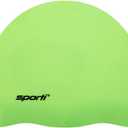 Sporti Silicone Swim Cap for Kids, Unisex Youth Swimming Cap, Protection Bathing Caps for Your Children, Aged 2-10, C. Mint