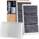 Cabin Air Filter kit for 2016-2019 Mercedes GLE350 GLE400 GLE450, 2012-2015 ML350 ML550, 2017-2019 GLS450 GLS550 GLS63, 2013-2016 GL450 GL550 GL63, replaces 1668300318, 1668300218