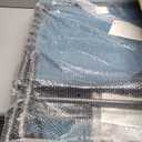 FUNDANGO 4 in 1 Tanning Chair with Face Hole, Beach Lounge Chair w/Canopy Shade & Side Table Chaise Lounge Chairs for Patio, Pool, Lawn, Sunbathing, 5-Position Adjustable Sun Lounger, Cyan