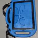 AVAWO Kids Case for Fire HD 10 & Fire HD 10 Plus Latest Model Tablet (13th/11th Generation 2023/2021 Release), with Shoulder Strap, Lightweight Shockproof Handle, Blue