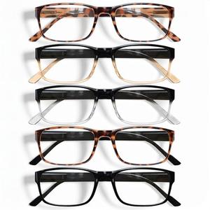 Gaoye Professional Reading Glasses for All Day - Computer Readers with Blue Light Protection - 4 Pack +0.5