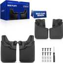 JC Whitney Set of 4 Front and Rear Mud Flaps Splash Guards