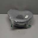 Face Down Pillow Massage Headrest for Bed, Dual Exhaust Holes Memory Foam BBL Massage Pillow for Professional Massage Table Equipment Removable Cover-Grey