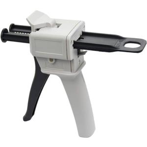 Dispenser Gun, 50ml Dispensing Gun Kit Impression Mixing Dispensing Dispenser AB Gun 1:1/1:2 (7 x 4 x 2 inches)