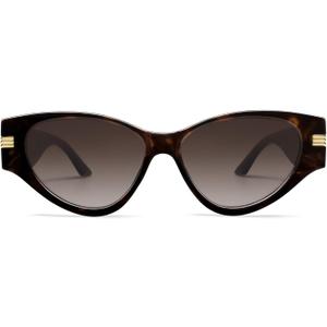 Vintage Cat Eye Sunglasses for Women Trendy Cateye Frame Sunnies AP3720 (C2 Tortoise/Gradient Brown)