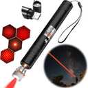 Cowjag Laser Pointer, Long Range Red Laser Pointer,Laser Pointer High Power Pen, Red Pointer Rechargeable for Hiking, Cat Laser Toy USB Charge(Red Light)