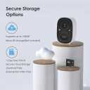 GMK Security Cameras Wireless Outdoor 4 Pack, 2K Battery Powered Cameras for Home Security, Color Night Vision, Motion Detection, 2-Way Talk, IP65 Waterproof, Remote Access, Cloud/SD Storage