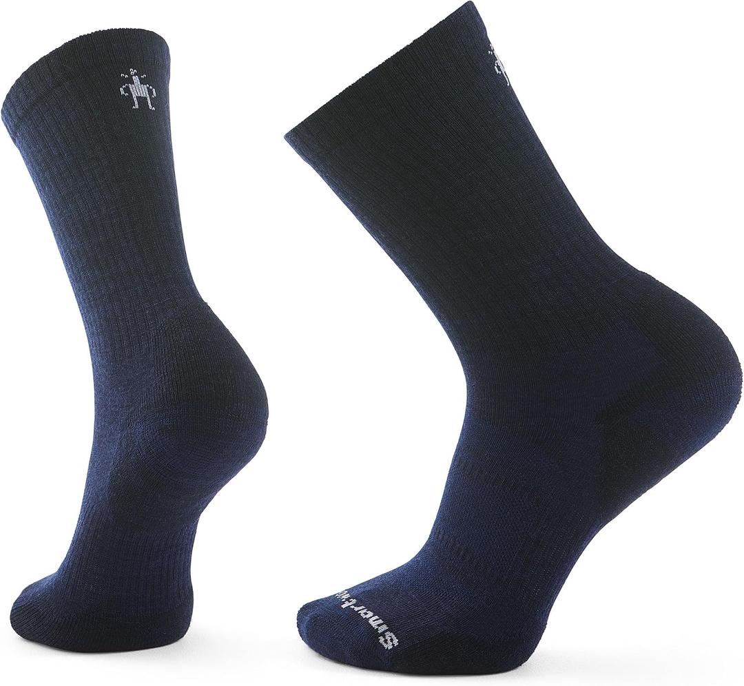Smartwool Unisex Everyday Athletic Crew Socks (Blue, M)