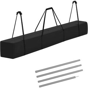 Aidetech Tent Pole Bag for Party Tent, 600D Oxford Fabric Portable Camping Storage Bag 83x12x12 in, Black