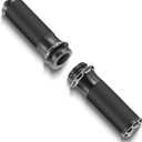 Motorcycle Handlebar Grips 1" Black Street Glide Flhx Handgrip for Harley Davidson Touring Glides Electronic Throttle Grips 2008-2023 CNC Edge Cut