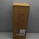 52.76" Tall Narrow Bathroom Storage Cabinet with Doors and Adjustable Shelves Plastic Slim Bathroom Storage Organizers Small Space Saver for Laundry Room Dorm Kitchen Quick Assembly, White