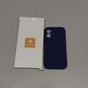 Miracase Compatible with iPhone 16 Case, [Soft Anti-Scratch Microfiber Lining], Compatible with MagSafe, Liquid Silicone Case Shockproof Drop Protection Phone Case for 16,Dark Blue