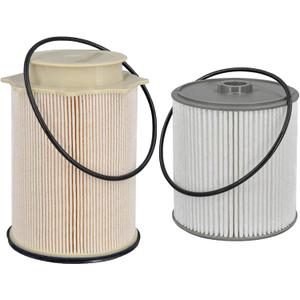 Fuel Filters for Ram 2500 3500 4500 5500 6.7 Cummins Diesel, Fuel Filter for 2019 2020 2021 2022 2023 2024 Dodge Ram 6.7 Diesel, Fuel Filter Water Separator Set Replace 68157291AA 68436631AA