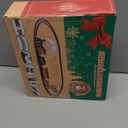 Shemira Christmas Train Set, Train Toys for Boys Girls,Toy Train with Light Smoke and Sound, Steam Train Set for Around Christmas Tree, Toys Gifts for 3-8 Year Old Kids (Black)