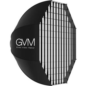 GVM Lighting Soft Boxes Bowens Mount with Honeycomb Grid, Speedlight Umbrella Softbox Foldable with Carrying Bag for Studio Photography Speedlite Flash