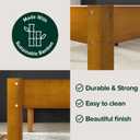Zinus Ellie 14 Inch Twin Bamboo Platform Bed Frame, Wood Slat Support, No Box Spring Needed, Easy Assembly, Brown