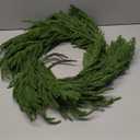 Anna's Whimsy 2 PCS Christmas Garland with Light, Real Touch Winter Pine Garland, Green Artificial Greenery Garland for Table, Mantle, Wall, Indoor, Outdoor Christmas Decorations