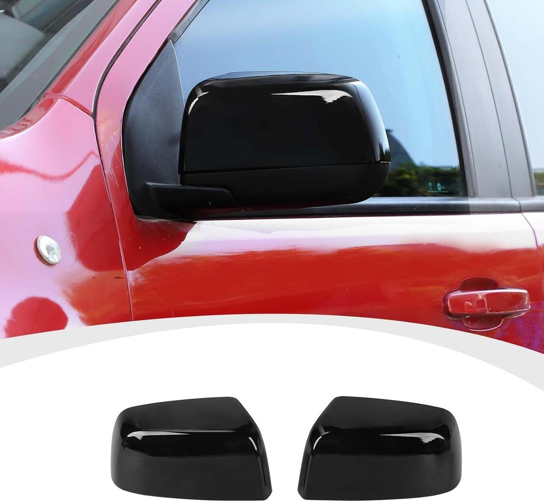 RAZPOY Rearview Mirror Cover Rear View Side Mirror Shell Trim Compatible with 2014-2022 Chevy Colorado & GMC-Canyon Exterior Accessories, Black