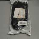 Black Waterproof Rain Boot Shoe Cover with Reflector (1 Pair) S