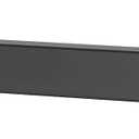 BESy 16 Inches Straight Extended Shower Arm With Flange, Rain Shower Head Extension Arms, Square Shower Rod Shower Head Extender Arm Shower Pipe Extension, Wall-Mounted Matte Black Stainless Steel