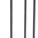 C Shaped end Table, Round Side Table for Couch, Small Snack Sofa Table with Metal Frame for TV Tray, Bedroom, Living Room, Bedside (Oak)