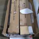 Rolanstar Bed Frame Full Size with Charging Station and LED Lights, Upholstered Storage Headboard with Drawers, Heavy Duty Metal Slats, No Box Spring Needed, Noise Free, Easy Assembly, Dark Grey