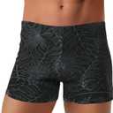 Beroy Men's Square Leg Swim Briefs Athletic Swimming Jammers Swimsuit Shorts Durable Racing Training Swimwear Trunks, Size: X-Large