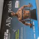 Ally Peaks Pull Up Bar for Doorway | Thickened Steel Max Limit 440 lbs Upper Body Fitness Workout Bar| Multi-Grip Strength for Doorway | Indoor Chin-Up Bar Fitness Trainer for Home Gym Portable (silver1)