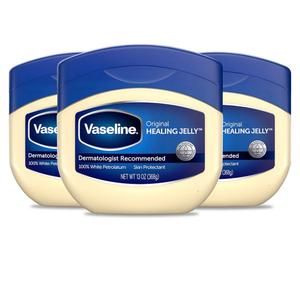 Vaseline Petroleum Jelly Original 3 Count Provides Dry Skin Relief And Protects Minor Cuts Dermatologist Recommended And Locks In Moisture 13oz
