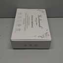 Horbaunal 5 Pcs White Ruffle Duvet Cover King Size Soft Microfiber Shabby Chic Ruffled Duvet Cover Set, Vintage French Country Ruffle Bedding Set with Zipper Closure & Corner Ties, 90" x 104"