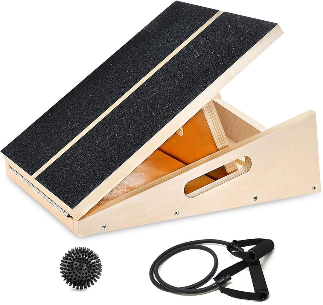 MUCITAGF Professional Slant Board, Adjustable Incline Board and Calf Stretcher, Slant Board for Calf Stretching, Calf Stretch Board