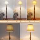 LALISU Wood Floor Lamp for Living Room,Farmhouse Standing Lamp Remote, 
Product Dimensions	15.55"D x 6.2"W x 13"H
Item Weight	2.3 pounds