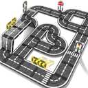 Magnetic Tiles Road Set, Magnet Tiles for Kids Ages 3-5 4-8 5-7, Magnetic Building Blocks Montessori Educational STEM Creativity Toys 3+ Year Old Boys & Girls Toddlers Kids Valentines day Gifts