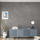 3yecao 48"×197" Large Size Extra Wide Thick Grey Concrete Wallpaper Peel and Stick 3D Industrial Vinyl Matte Textured Removable Gray Concrete Contact Paper for Bedroom Bathroom Gym Office's Walls