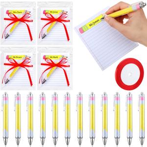Eersida 24 Pcs Teacher Appreciation Gifts Bulk Include Teacher Notepads with Pens Pencil Self Adhesive Notepads and Glitter Ballpoint Pens for Graduation Party Favors Teachers Gifts from Students 2026