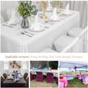 ManMengJi Spandex Folding Chair Covers, Lavender Folding Chair Covers 12 PCS, Universal Fitted Chair Slipcovers for Wedding, Party, Banquet, Holidays, Celebration