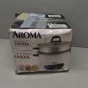 Aroma Housewares 14-Cup (Cooked) (7-Cup UNCOOKED) Pot Style Rice Cooker and Food Steamer (ARC-747-1NG),White