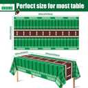 OHOME 2 Pack Super Game Bowl Party Decorations 2026 - Football Party Decorations | Football Tablecloth - Football Supplies Favors Decor Accessories for Birthday Banner Backdrop,54" X 108"