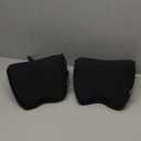 Crofy 2-Pack Car Neck Pillow, Softness Car Headrest Pillow for Driving with Adjustable Strap, 100% Memory Foam and Breathable Removable Cover, Comfortable Ergonomic Design, Black