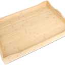SafBbcue Stove Top Cover for Gas/Electric Stove, Bamboo Noodle Board Stovetop Cover for Gas Burners/RV Stovetop, Bamboo Sink Covers Cutting Board for Kitchen Counter Space, with Handle & Juice Grooves (29.92" x 21.65")