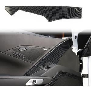 Carbon Fiber cab Door Panel Decoration Cover for Chevrolet Corvette C7 2014-2019