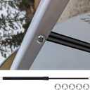 26inch RV Awning Gas Struts Lift Support Spring Shocks for Camper Travel Trailer Tonneau Cover Trap Door, 2PCS 124lb 26.46" RV Awning Lift Struts for Solera Power 69-78" Long Arm