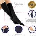 Neo-G Travel Compression Socks For Women - Energizing tired, aching legs. Perfect flight companion, great for long periods of inactivity - Graduated Compression Socks