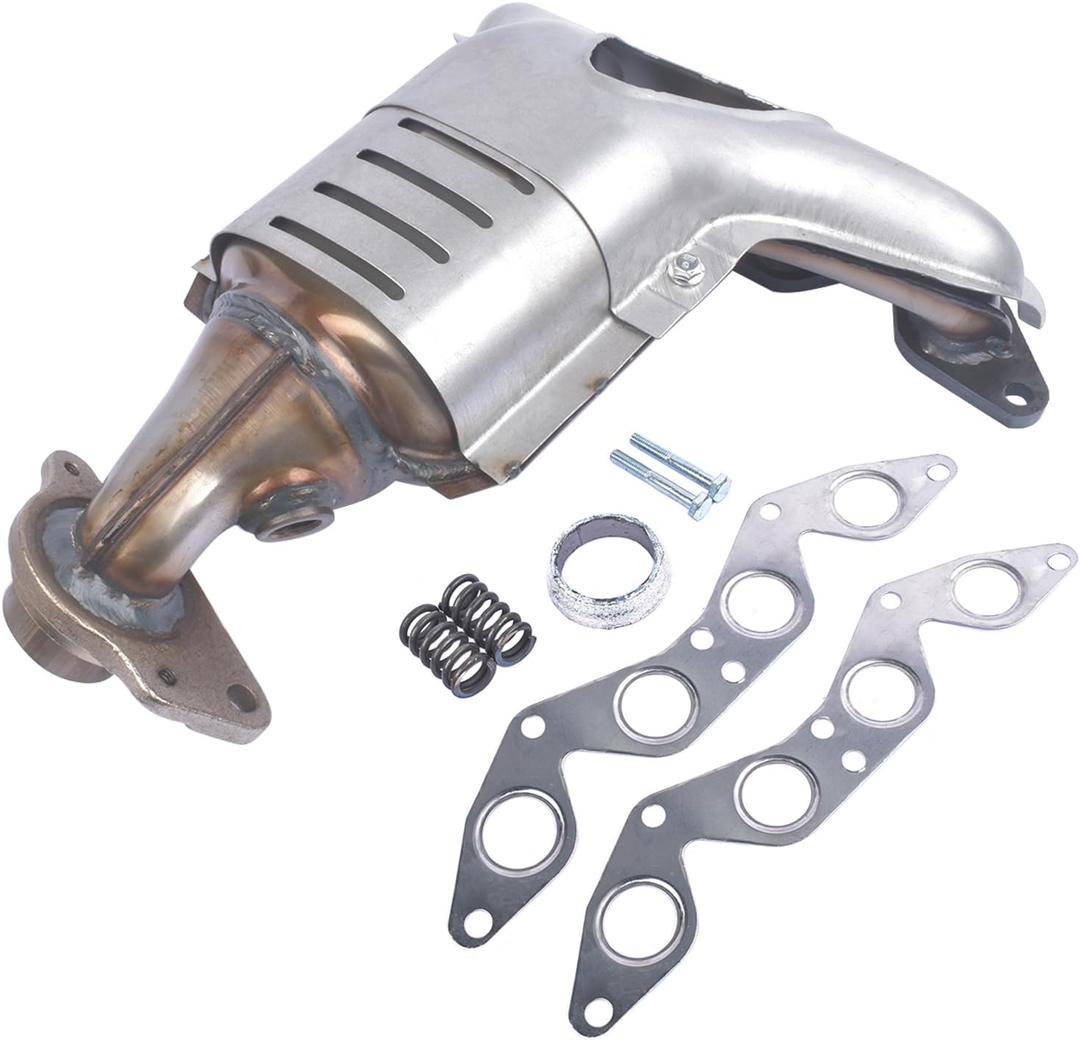 Exhaust Manifold w/Catalytic Converter Replacement for Honda Civic 4 cylinder 1.7L 2001-2005 18160-PLM-A50 18160-PLM-A00 674-608