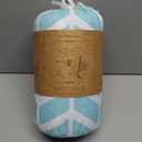 Linen Market Double-Brushed Patterned Microfiber King Sheet Set 4 Piece  Oeko-TEX Certified Ultra Soft & Wrinkle-Free - 16" Deep Pocket Sheets - Easy Care King Size - Arrow Turquoise