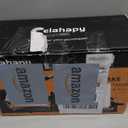 Waffle Maker, 1400W Double Belgian Waffle Iron 180° Flip, 8 Slices, Rotating & Nonstick Plates, Removable Drip Tray for Easy Cleaning, Cool Touch Handles, Space Saving Storage, Black