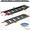 LIEKUMM 40" Truck Ramps, 2200 lbs Loading Ramps for Pickup Trucks